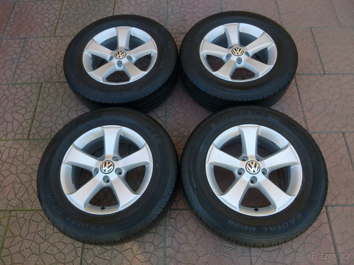 Celoroční alu sada originál VW Tiguan 5x112 6,5Jx16 ET33