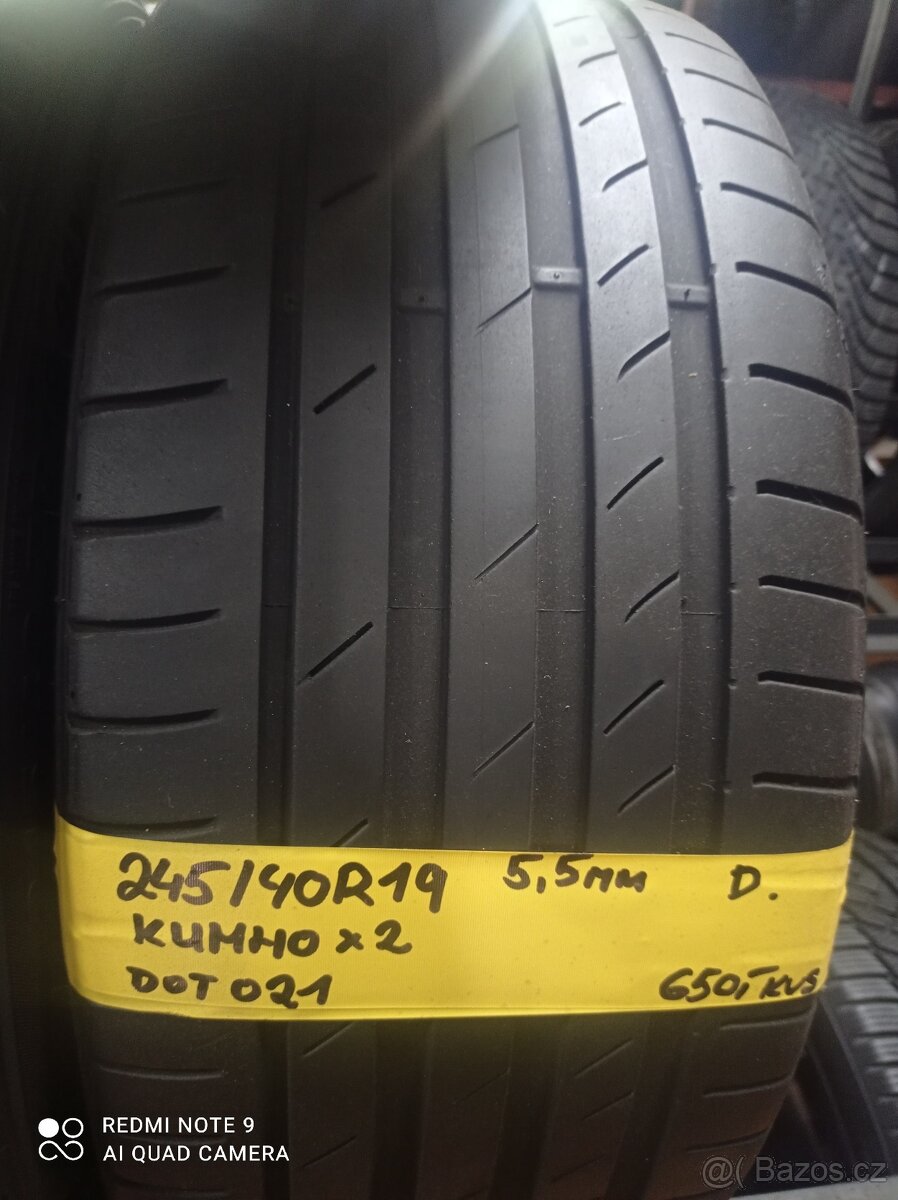 245/40r19 letní Kumho