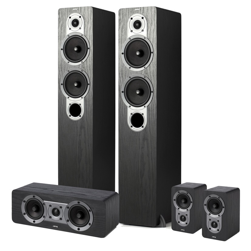 Set reproduktorů 5.0 - Jamo S 628 HCS Black Ash