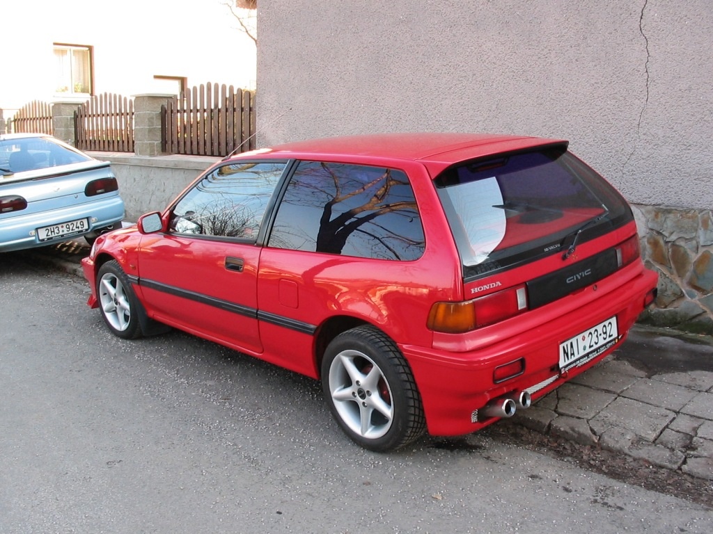 Vyklápěcí zadní boční skla Honda Civic r.v. 1989