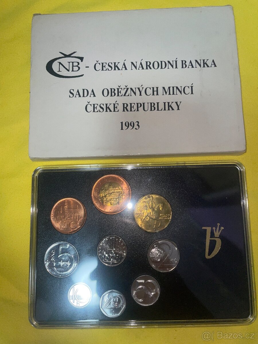 Sada oběžných mincí České republiky 1993