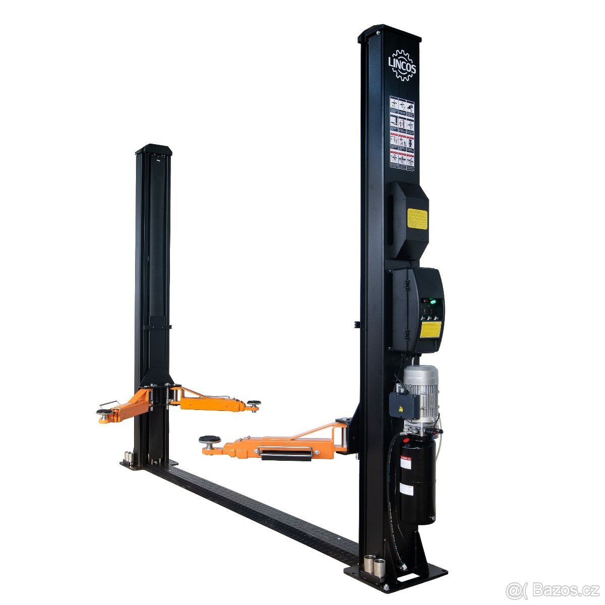 Dvousloupový zvedák 4.5t, 400V, elektrické odjištění