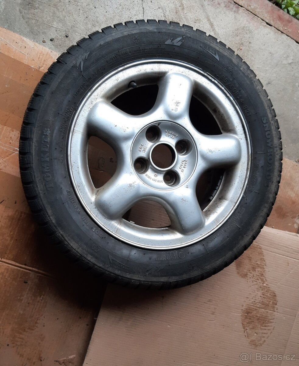 ALU R14 4x100 obuto nové zimní 185/60 R14