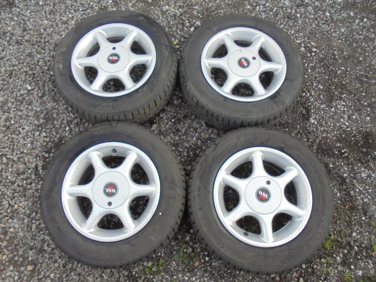 PRODÁM SADU ALU KOLA 2x ROZTEČ 4x100 - 4x108 R14