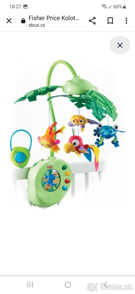 Kolotoč nad postýlku