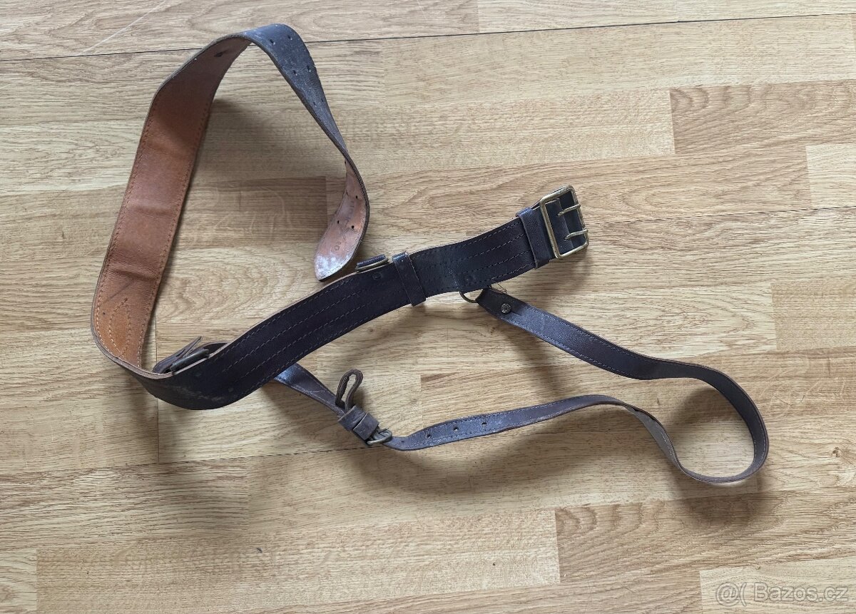 Vojenský opasek s dohodou ČSLA