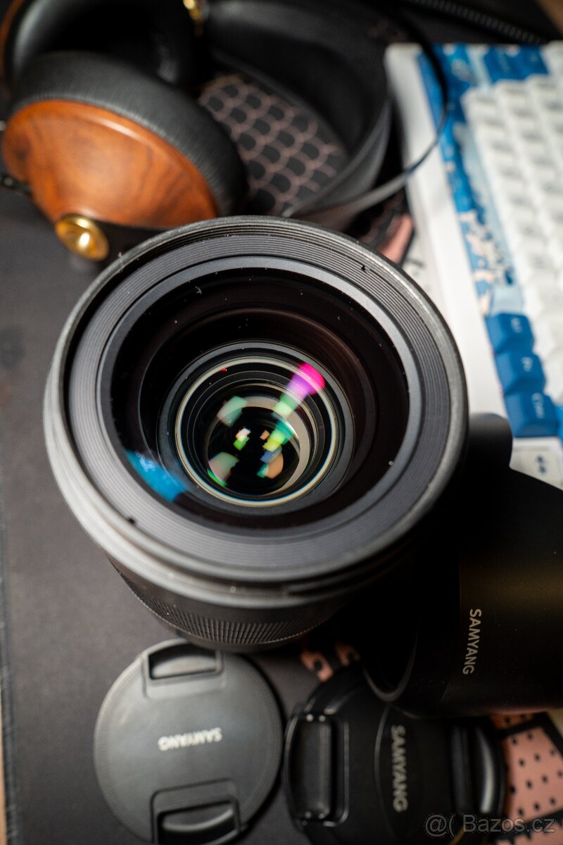 Samyang Sony 35mm f1.4 II FE + baleni