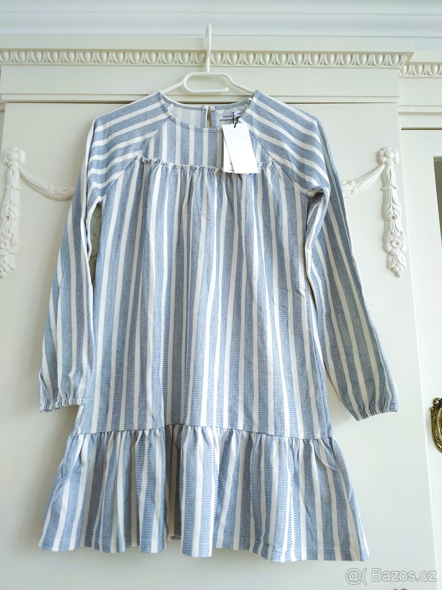 Nové přírodní šaty Reserved 134 a 140 podzimní PC 600