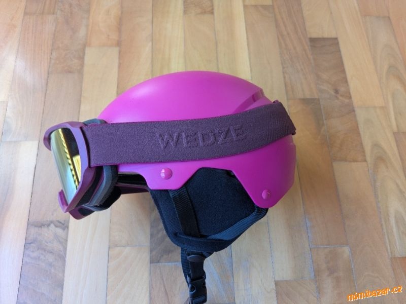 Lyžařská helma+ brýle zn Wedze