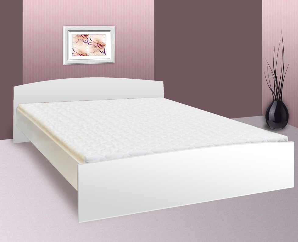 Postel komplet dvoulůžko bílé NOvé