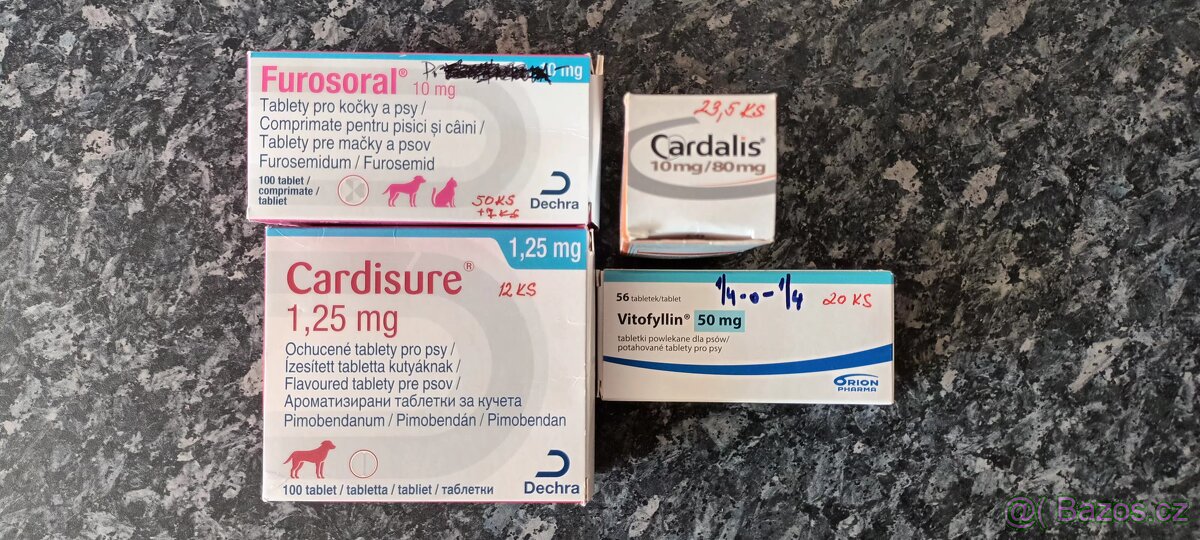 Léky pro psí kardiaky