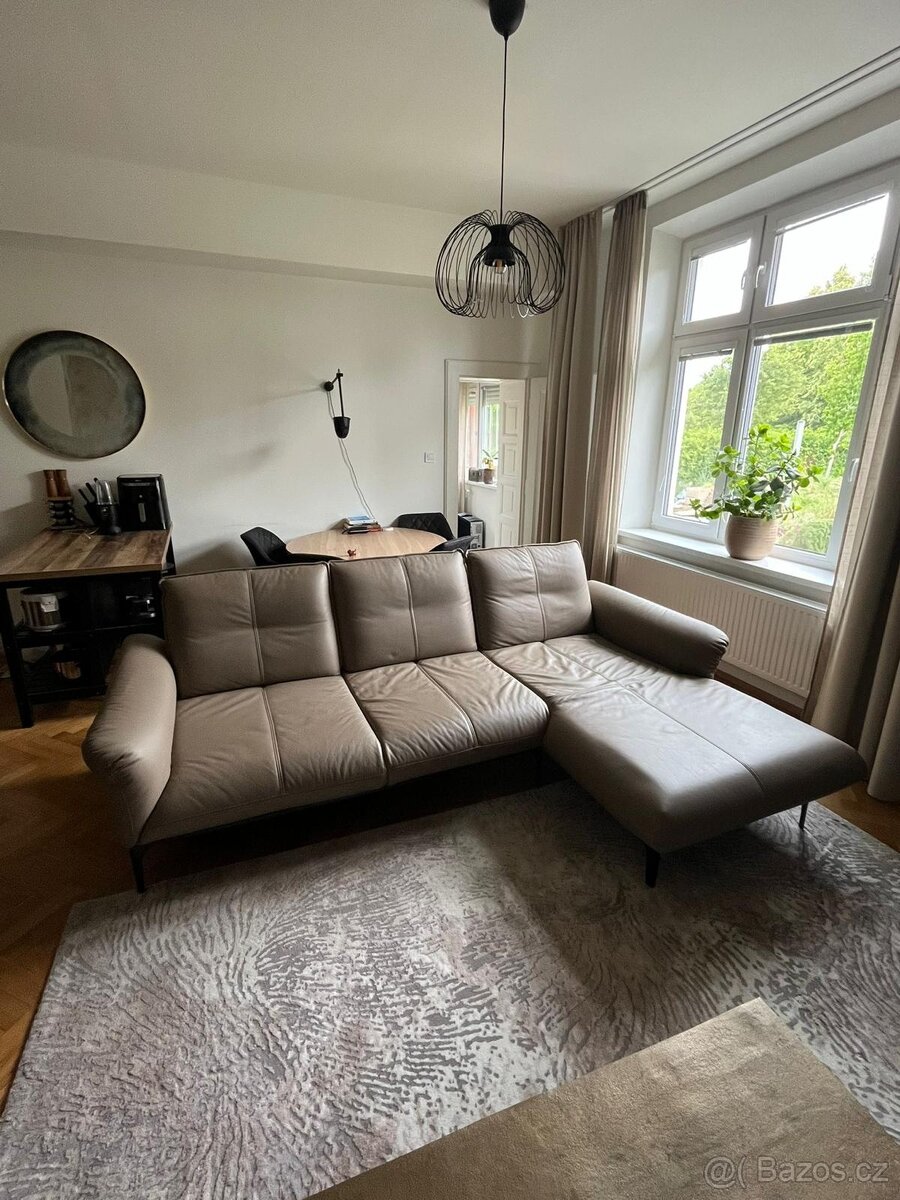 Luxusni kožená sedací souprava z pravé měkké kůže