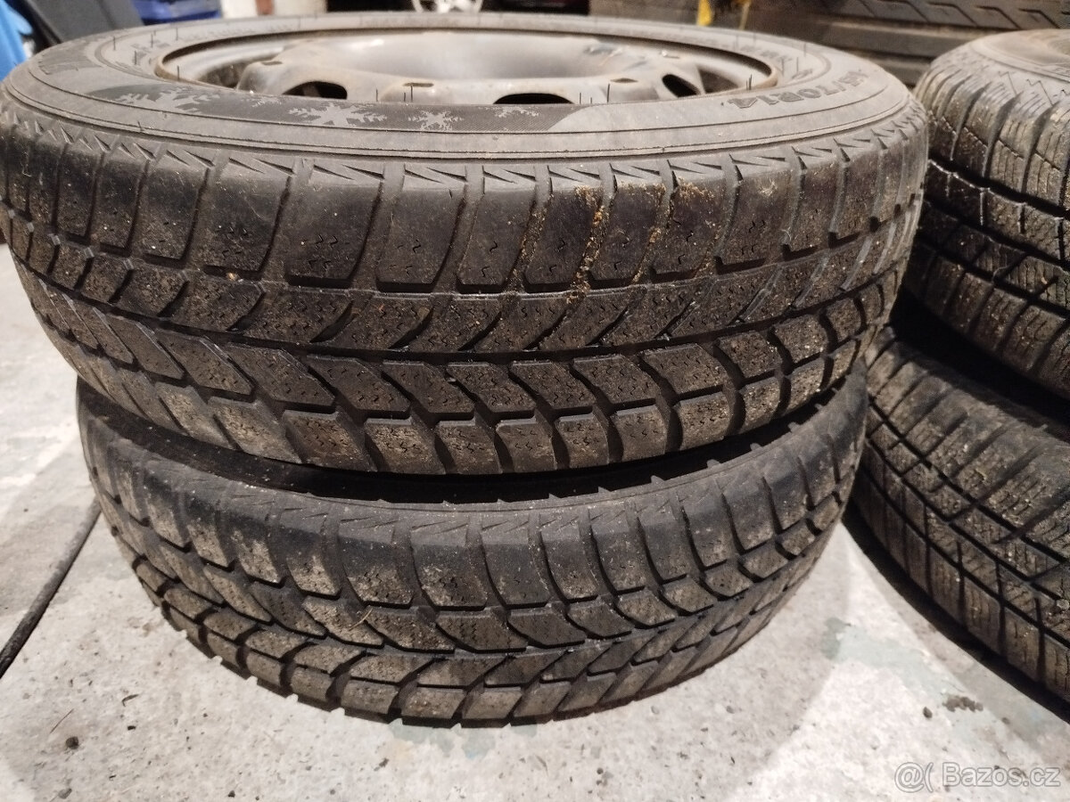 Plechové disky 5x100 r14 zimní pneu