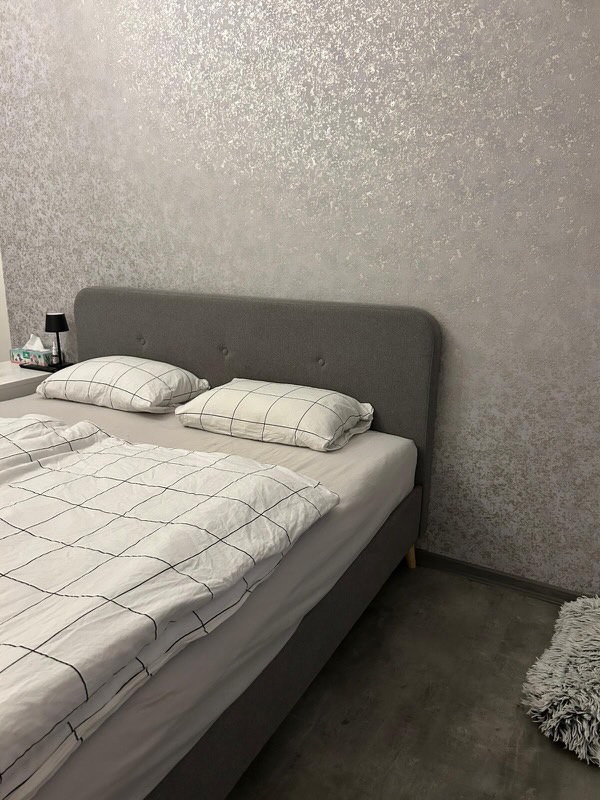 Manželská postel 160x200 (látkový potah)