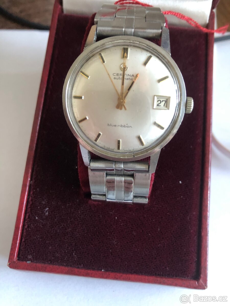 Hodinky CERTINA BLUE RIBBON automatic s krabickou a doklady