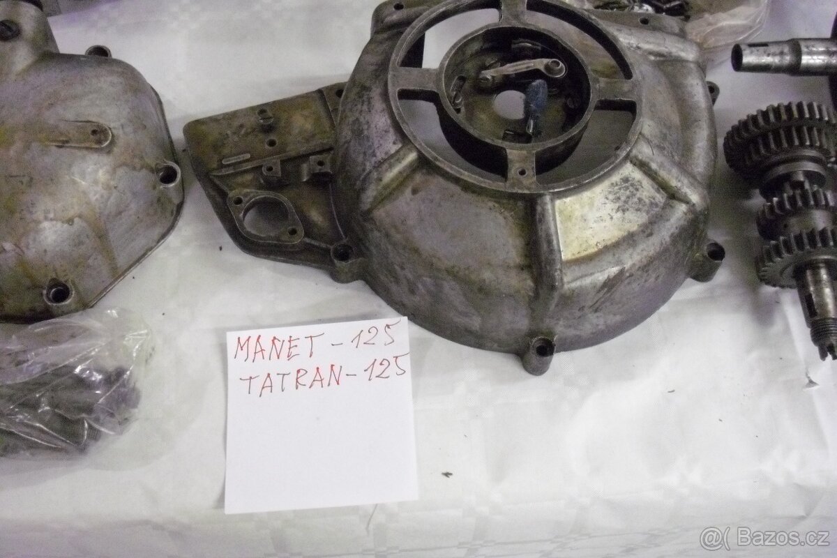 Prodám originální díly na Jawa Manet,Tatran 125