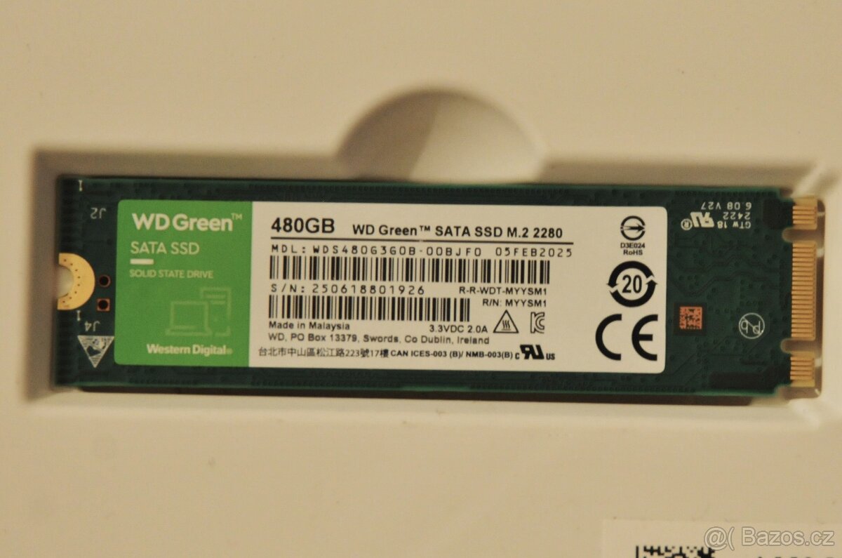 SSD WD Green M.2 SATA 480GB