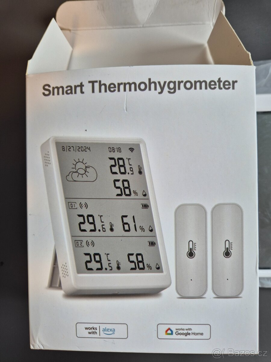 Tuya wifi meteostanice + 2 senzory