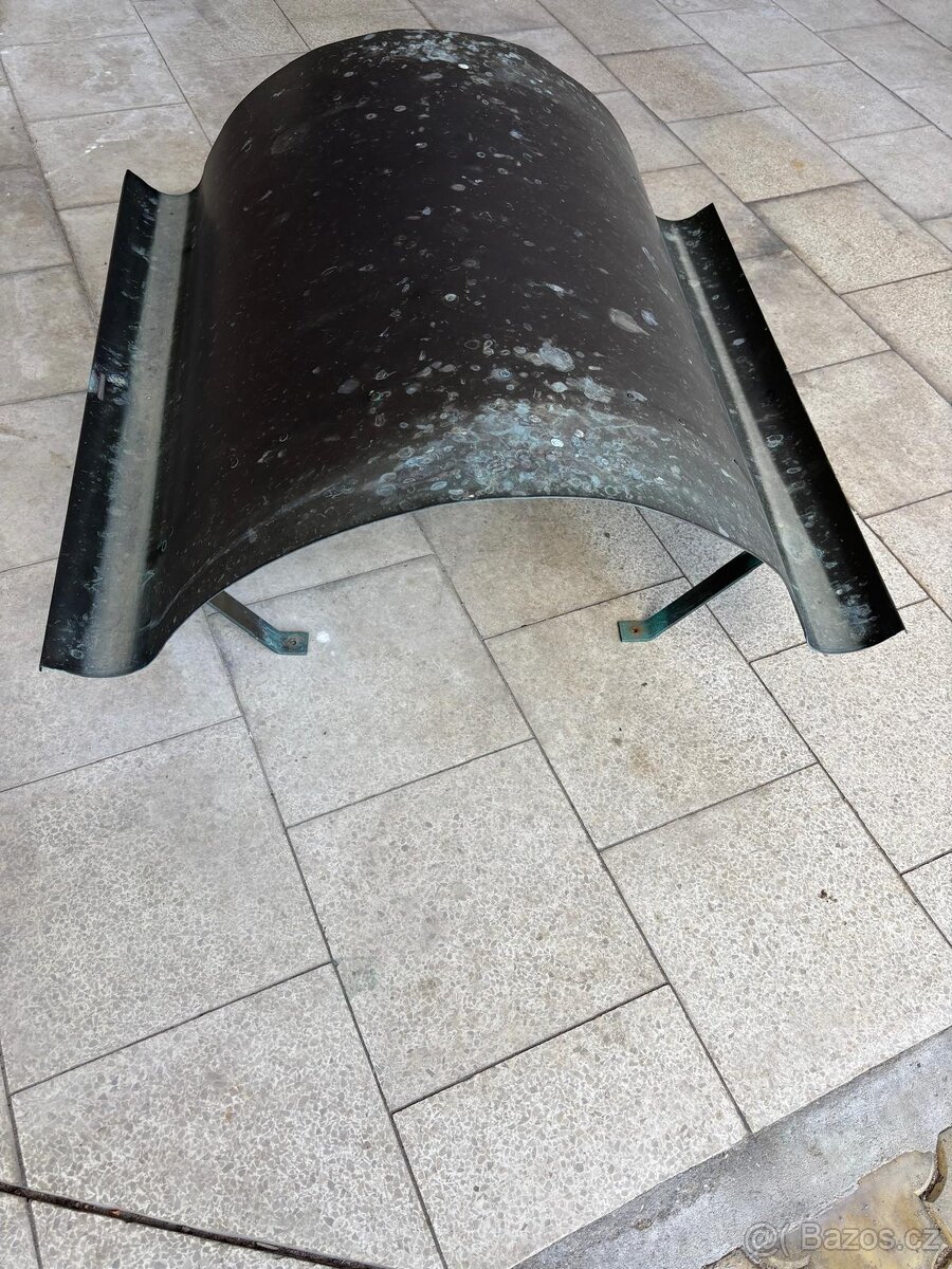 Komínová stříška z mědi