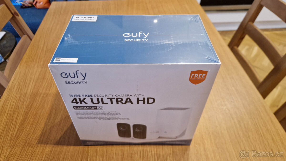 Nový set 2 bezpečnostních kamer EufyCam3C (WiFi,4K), HomeBas