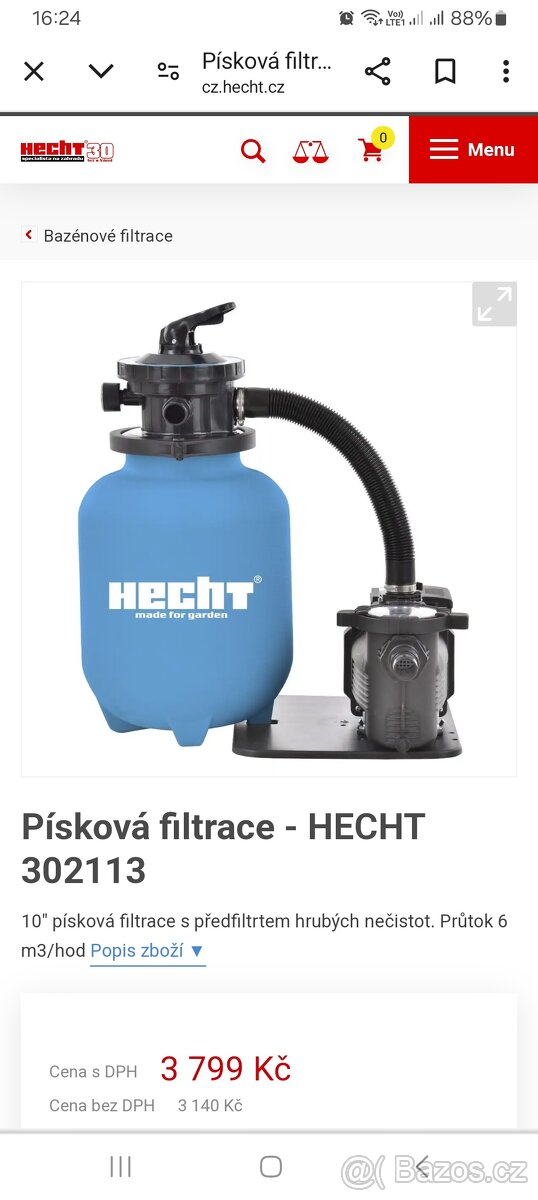 Filtrace hecht