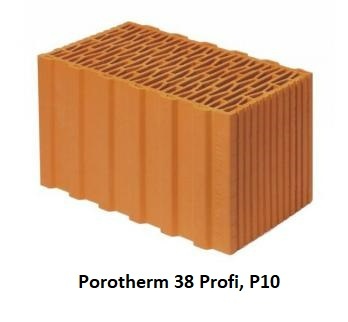 Porotherm 38 Profi, P10