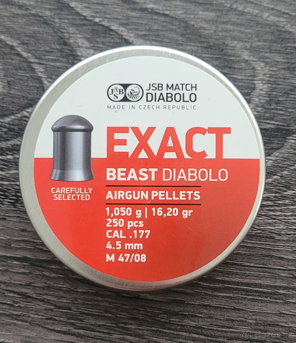 Diabolo JSB Exact Beast 250ks cal.4,52mm