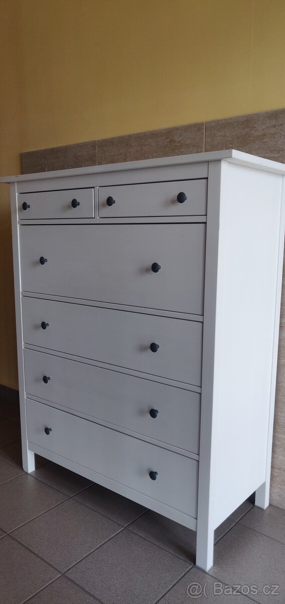 Komoda se 6 zásuvkami, IKEA Hemnes, masiv