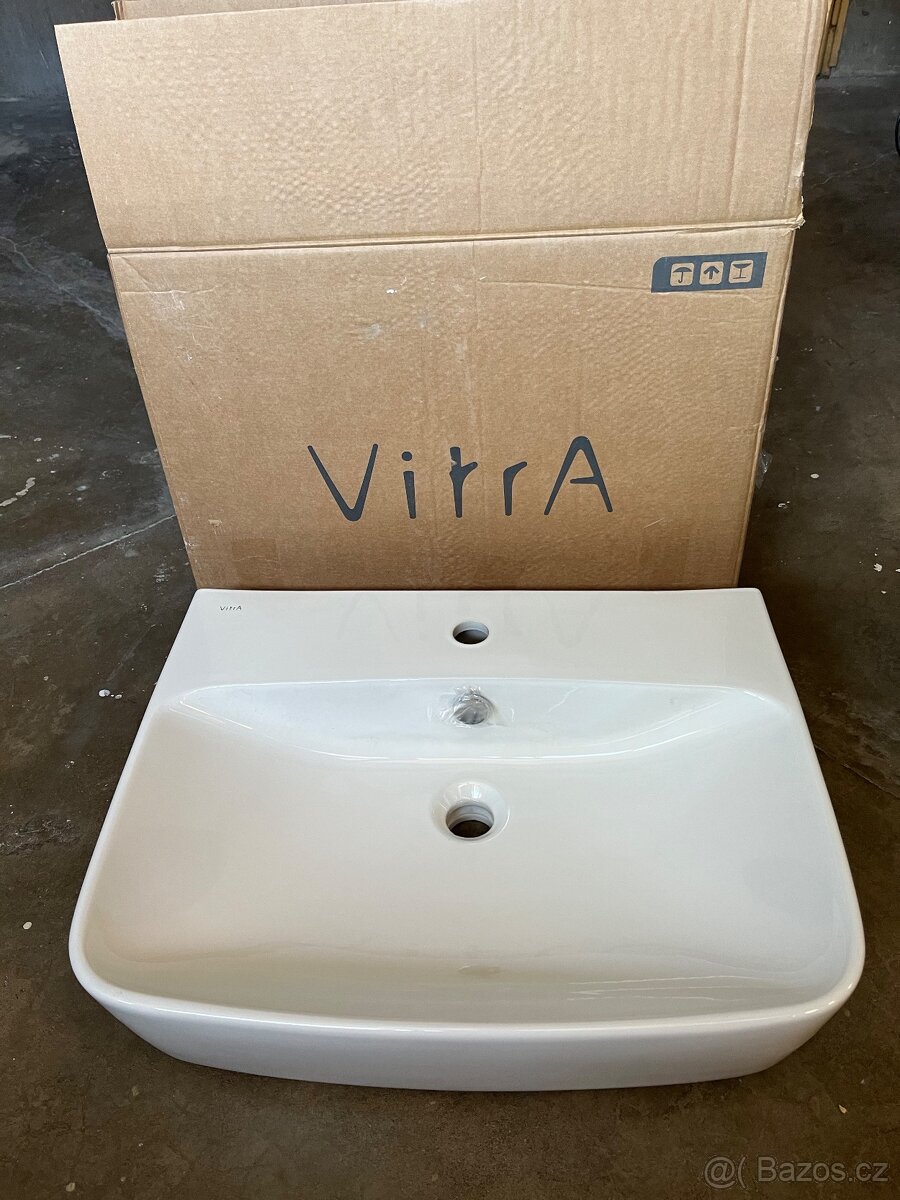 Bílé keramické umyvadlo VitrA Integra 60x36 cm