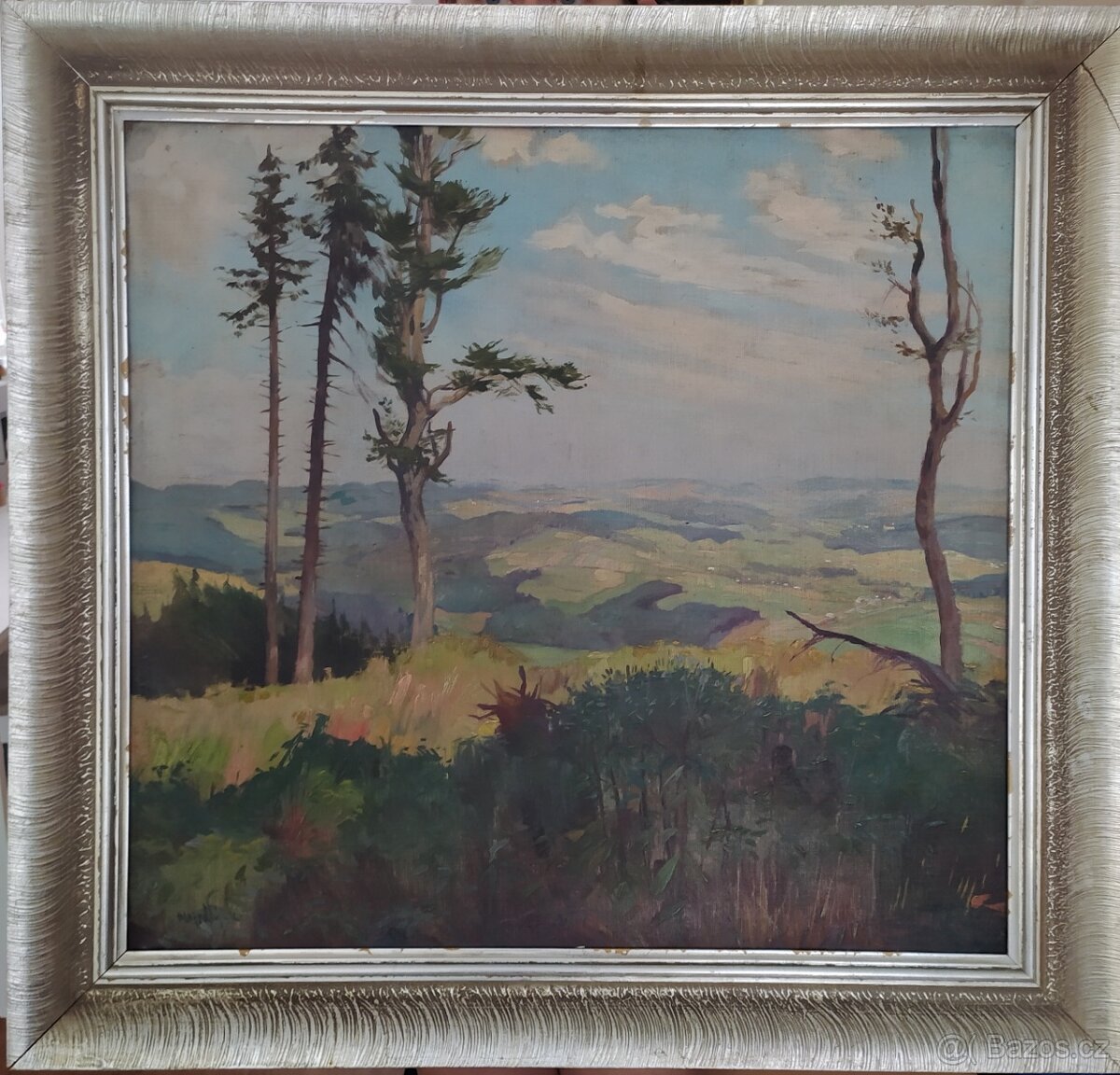 Karel Nejedlý - Výhled do kraje - obraz