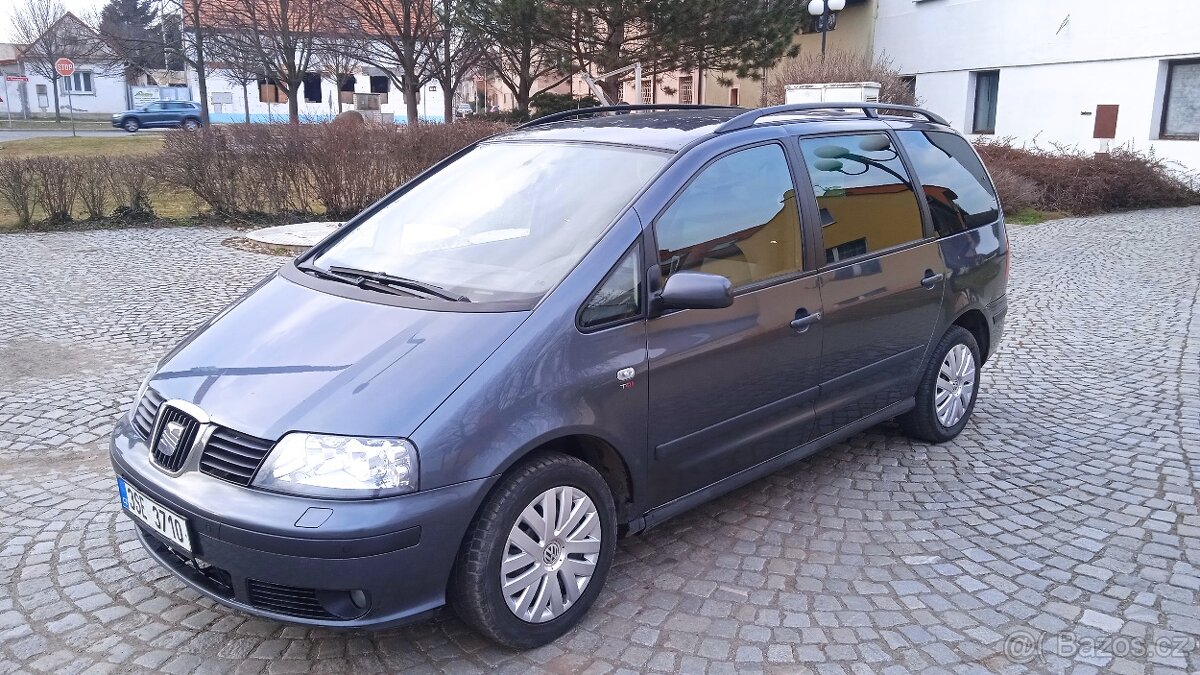 SEAT ALHAMBRA 2,0TDi103kw,rv2008,5/7MÍST,TZ,CENA