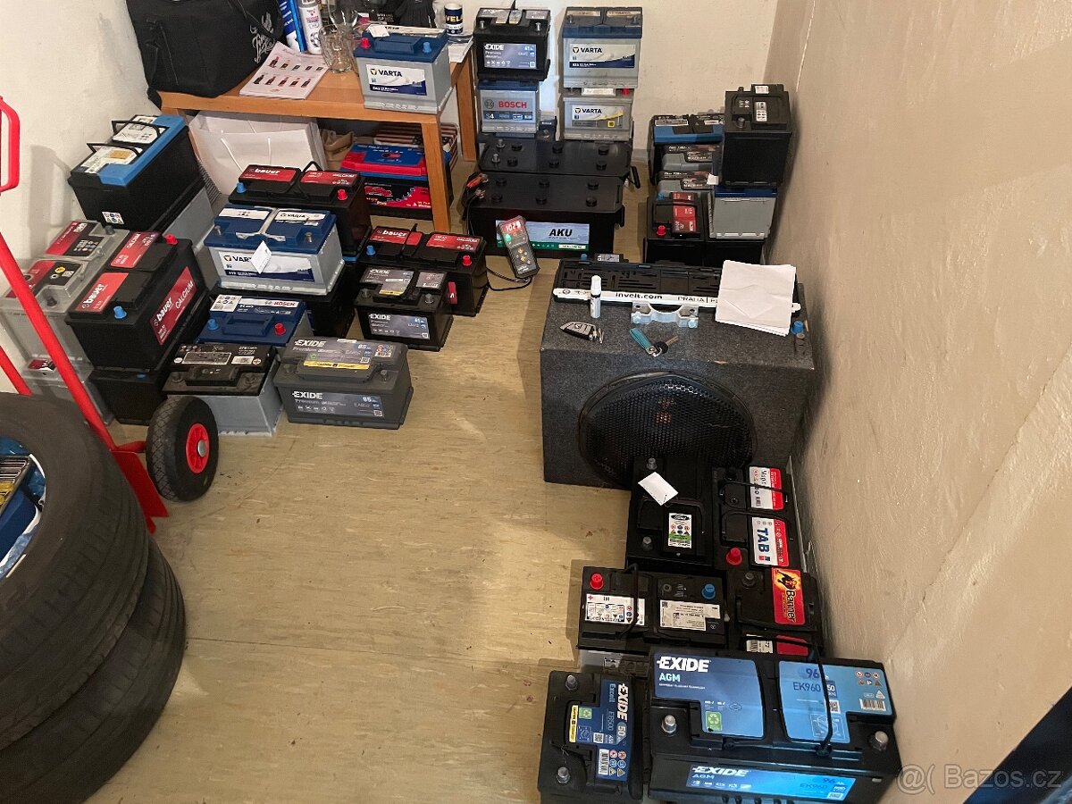 Všechny možné autobaterie 74ah 60ah 95ah 180ah i trakční