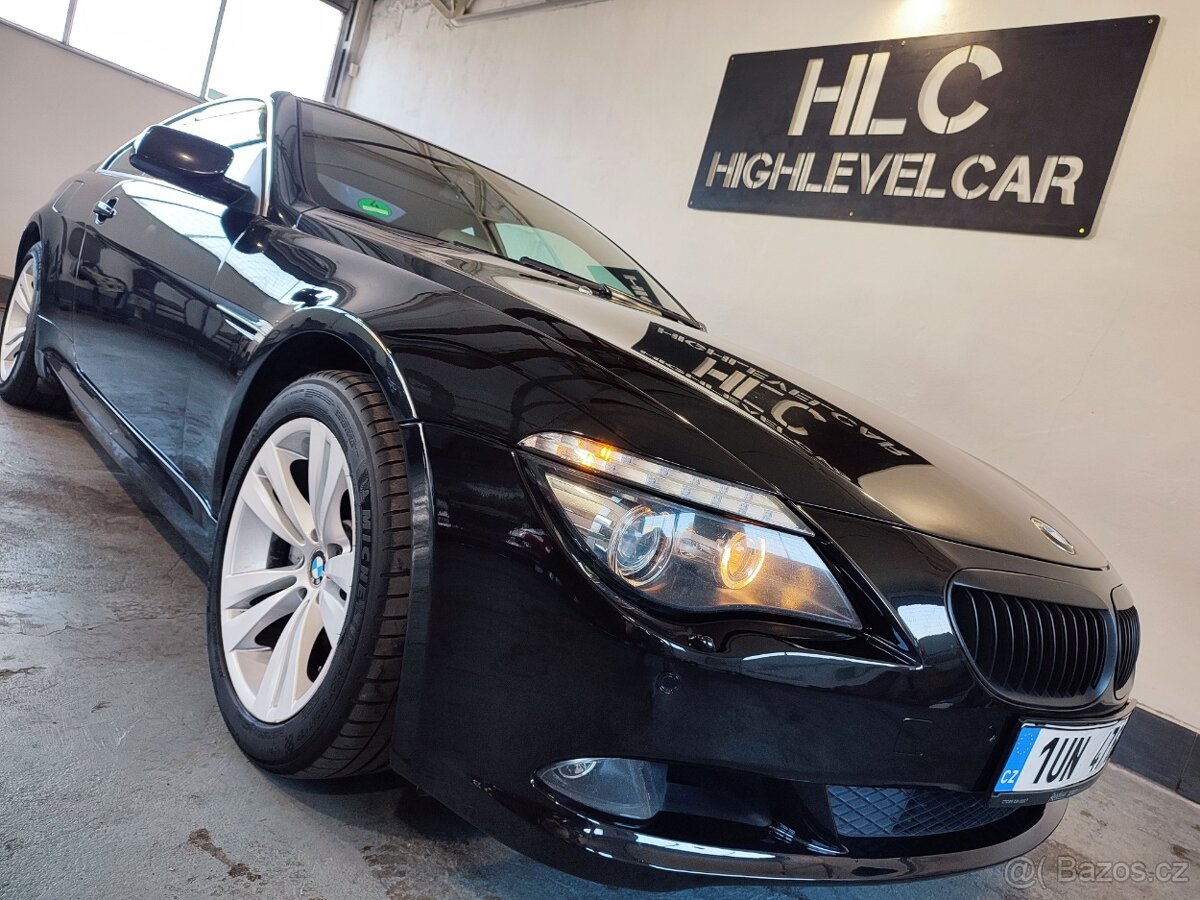 BMW 635d 210kW HUD/KŮŽE/PAMĚŤ/NAVI/ALU18