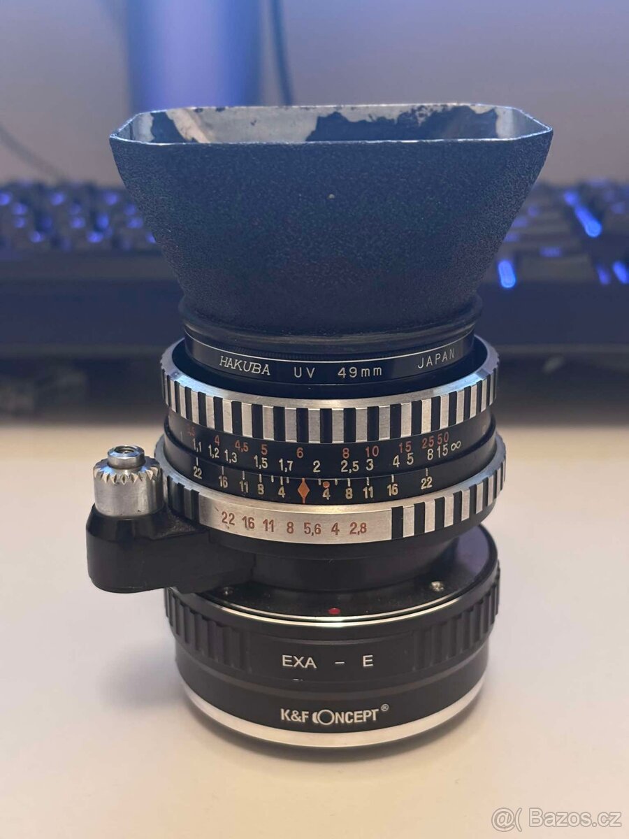 Carl Zeiss Jena Tessar 2,8/50 + HAKUBA UV B: EXA