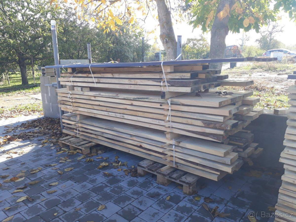 Prodám stavební řezivo, prkna, fošny, hranoly, jedle.
