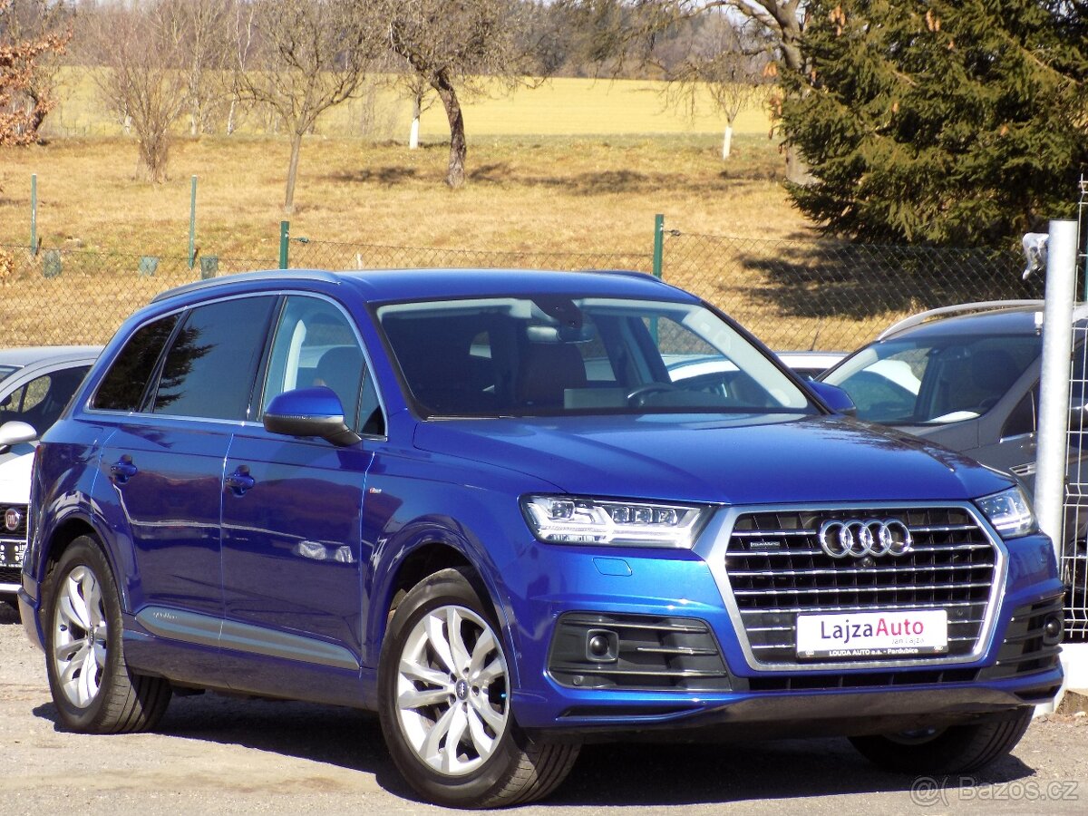Audi Q7 3.0 TDi 200kW quattro S-line, 7.míst, odp.DPH