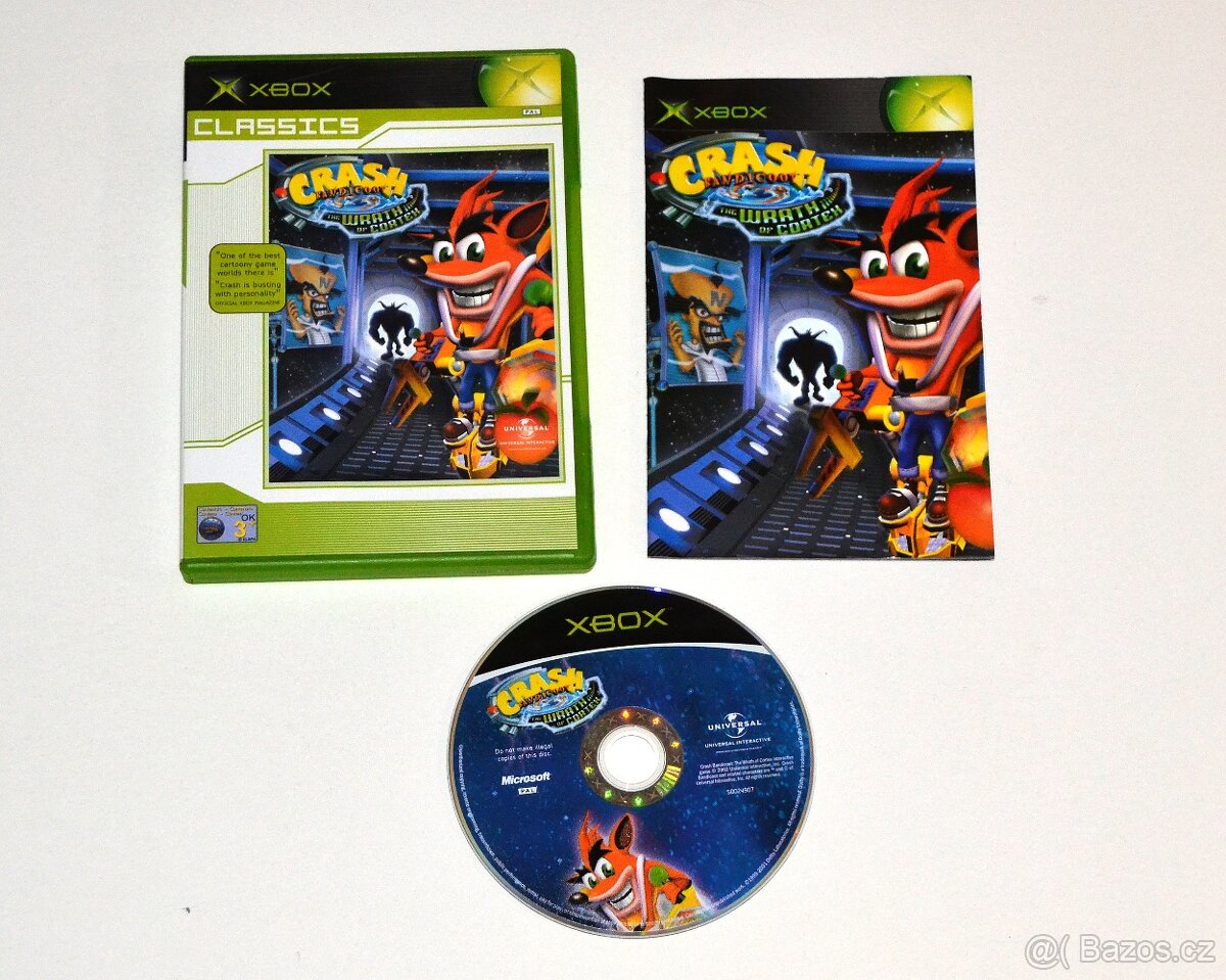 Crash Bandicoot Wrath of the Cortex pre Xbox