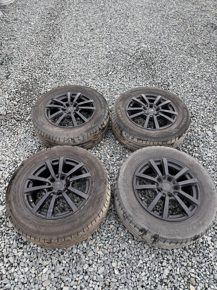 Alu sada letních kol Brock 5x130, 235/65r17 Nokian