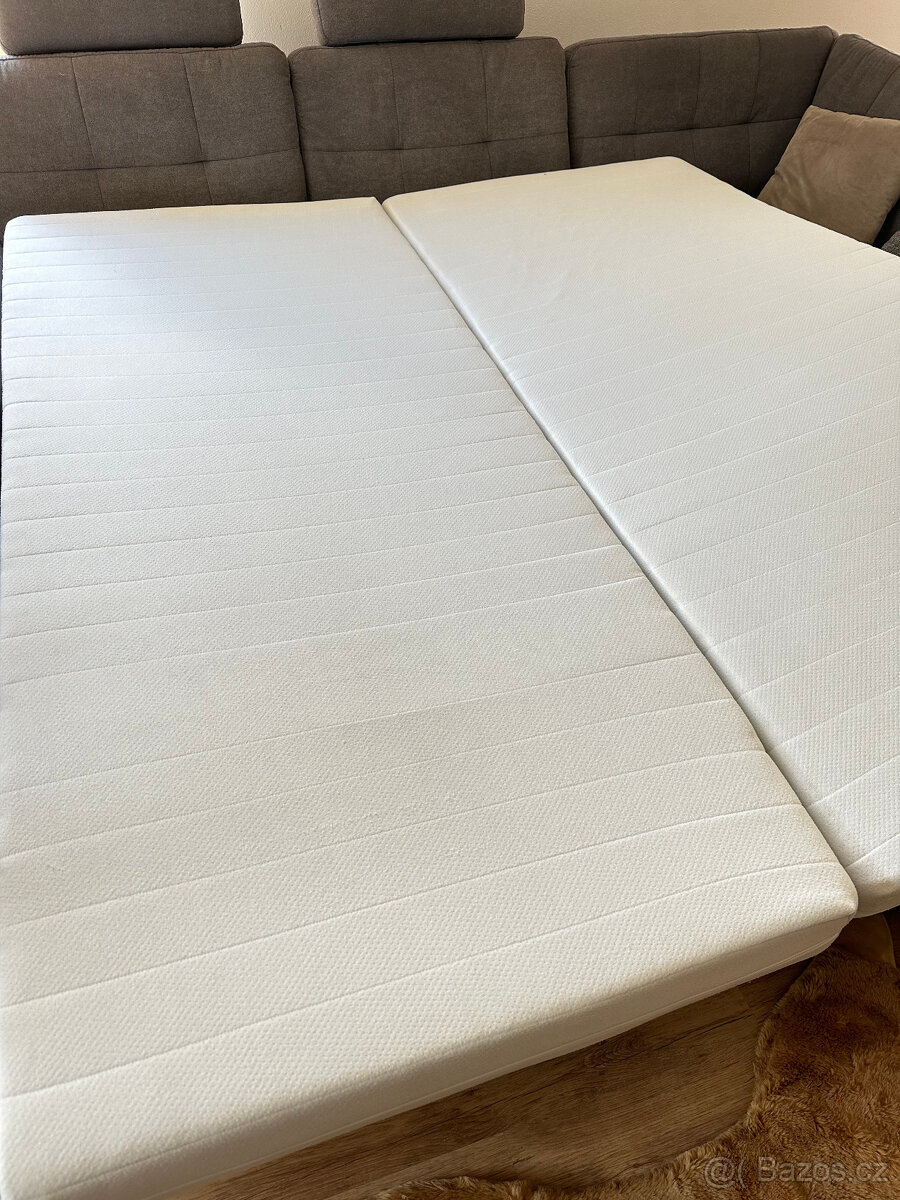 Zdravotní matrace Betten ABC 90x200cm + podložka 180cm