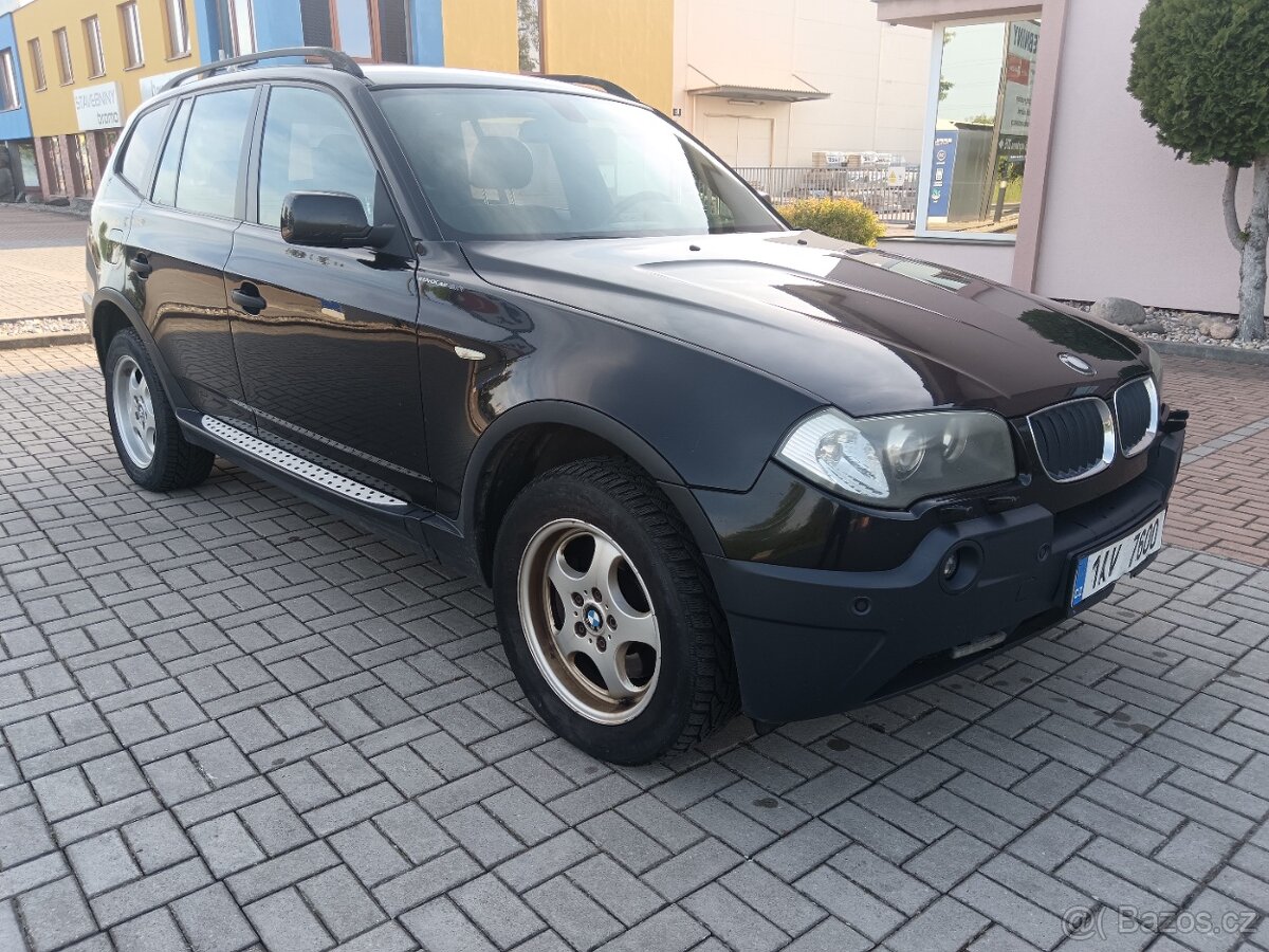 BMW řada x3. 2.0d 4x4 rv 2005 verze bez DPF