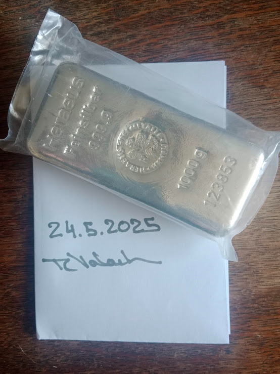 Investiční stříbro 1 kg