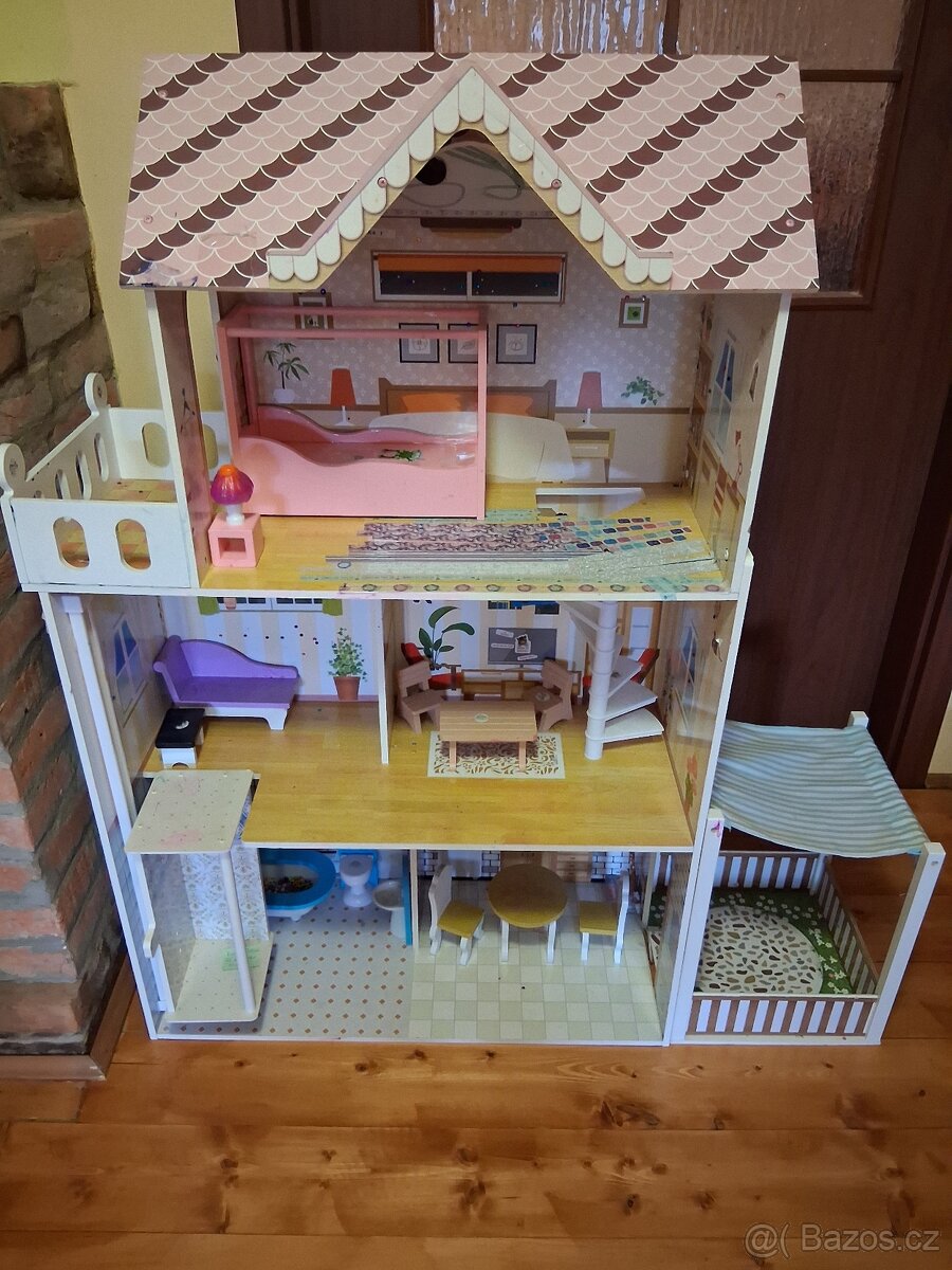 Dívčí domeček 120x75x35cm