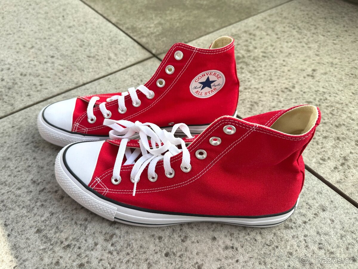 Converse CHUCK TAYLOR ALL STAR HI - Vysoké tenisky Red 41.5