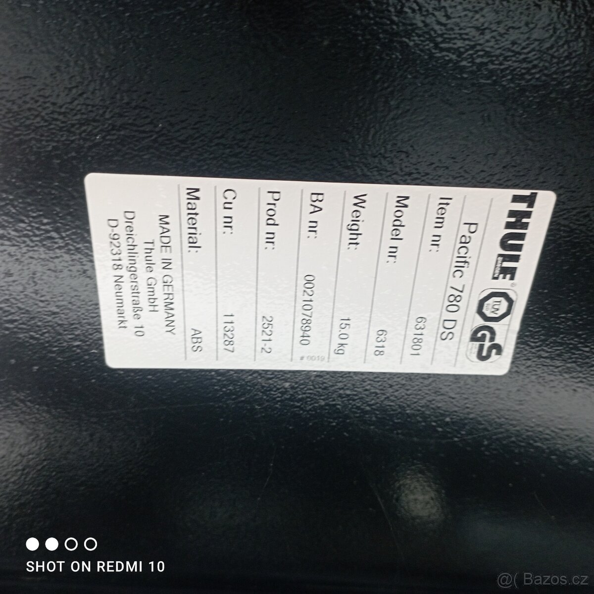 Thule pacific 780