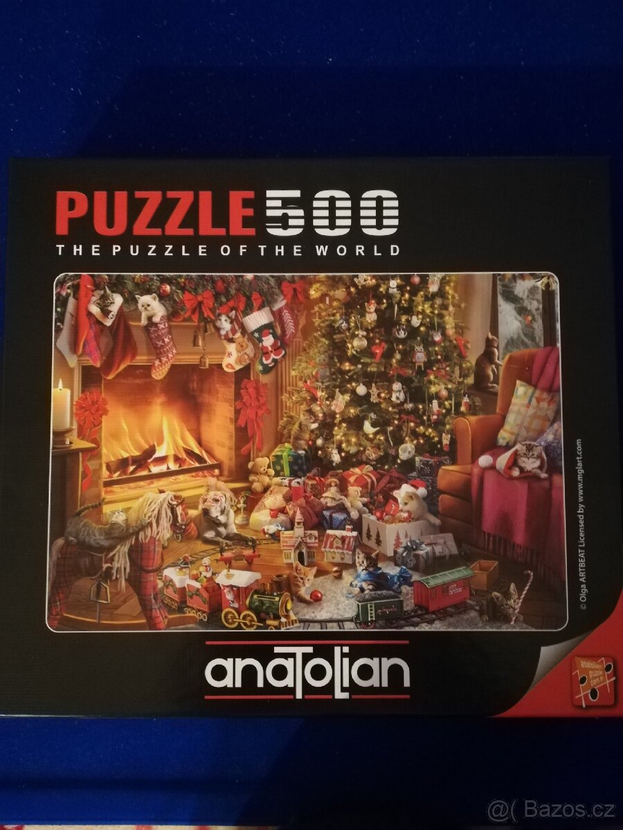 Prodám krásné vánoční puzzle
