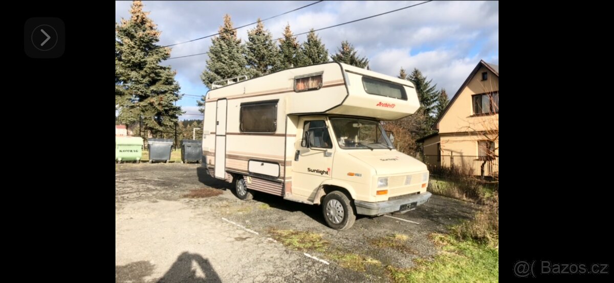 Prodám obytný fiat Ducato – bez koroze