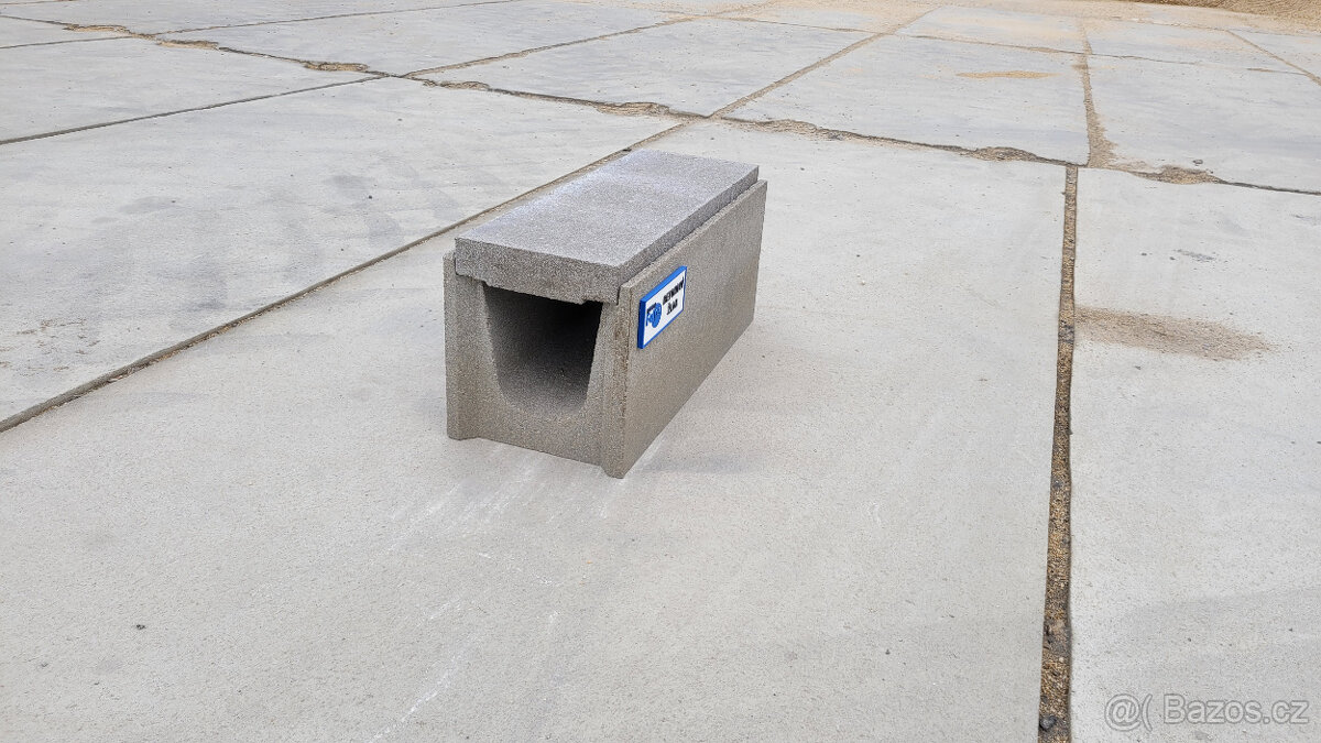 Prodám kabelový žlab, odvodňovací žlab 20x20x50 cm.