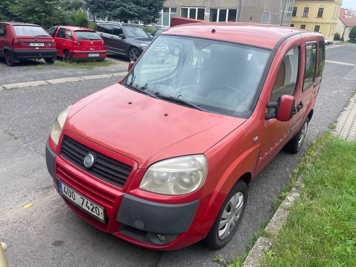 Fiat Doblo 1.3 JTD Rok 2007. Tažné Koupeno v ČR
