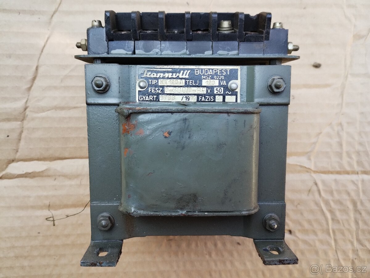 Trafo na soustruh Kart E2N-500-R