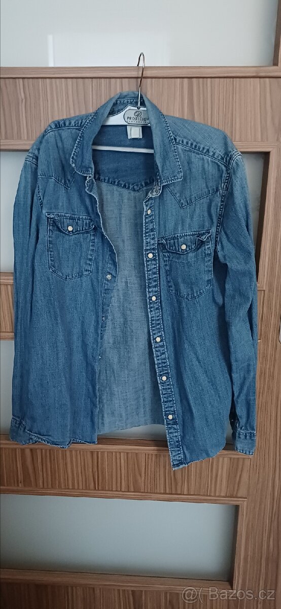 Košile džínová H&M vel.L